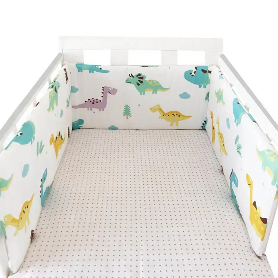 Baby Crib Fence Cotton Bed Protection Railing  Bumper One-piece Crib Around Protector Baby -nursery